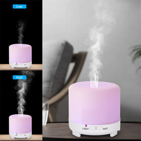 ZOKOP 120ml Usb Aroma Diffuser with Colorful Lights White