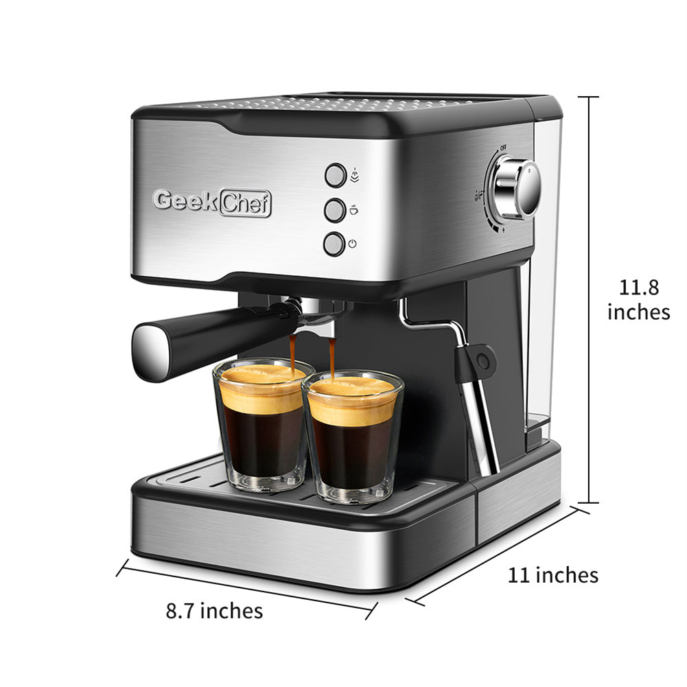 GEEK CHEF 1.5L Espresso Machine Coffee Maker