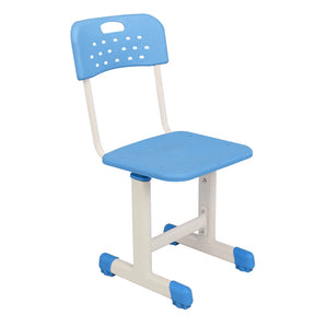 AMYOVE Student Desk Chair Set Adjustable Kids Table Seats Classroom Blue