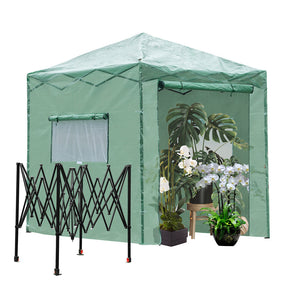 THBOXES Greenhouse Shed Foldable Growth Tent for Plants Gardening Green