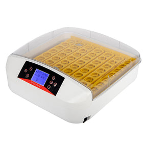 DISHYKOOKER Automatic Incubator 56 Eggs Incubator ABS Transparent White