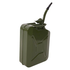 THBOXES 20L Fuel Can Portable Steel Oil Can Petrol Diesel Storage Can