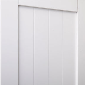 AMYOVE 4-Drawer Storage Cabinet Bathroom Storage Organizer White