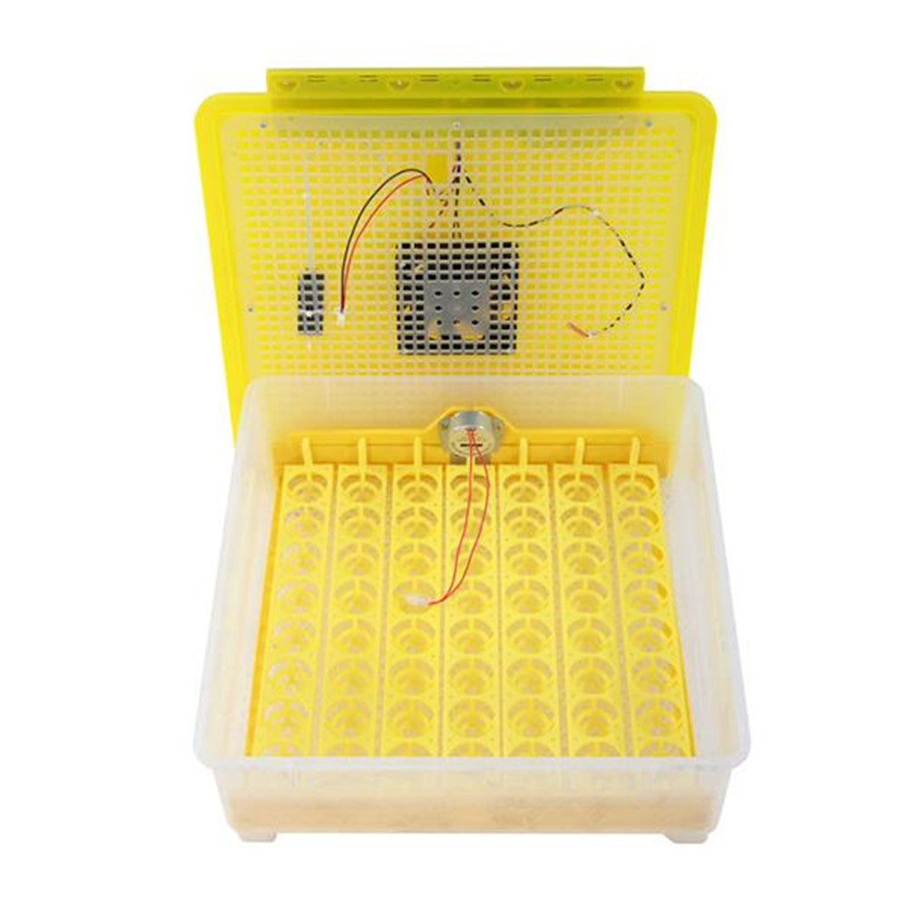 DISHYKOOKER Poultry Automatic Incubator Set for 56 Eggs Yellow
