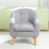ALICIAN Children Sofa with Detachable Cushion Household Living Room Grey