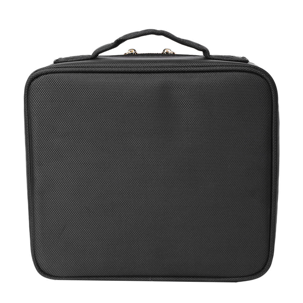 SHININGLOVE Storage Bag Cosmetic Bag Makeup Artist Travel Storage Bag Black