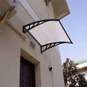 RONSHIN Eaves Canopy 100*100 Roof Canopy Mini Rain Sun Shelter for Household Door Window