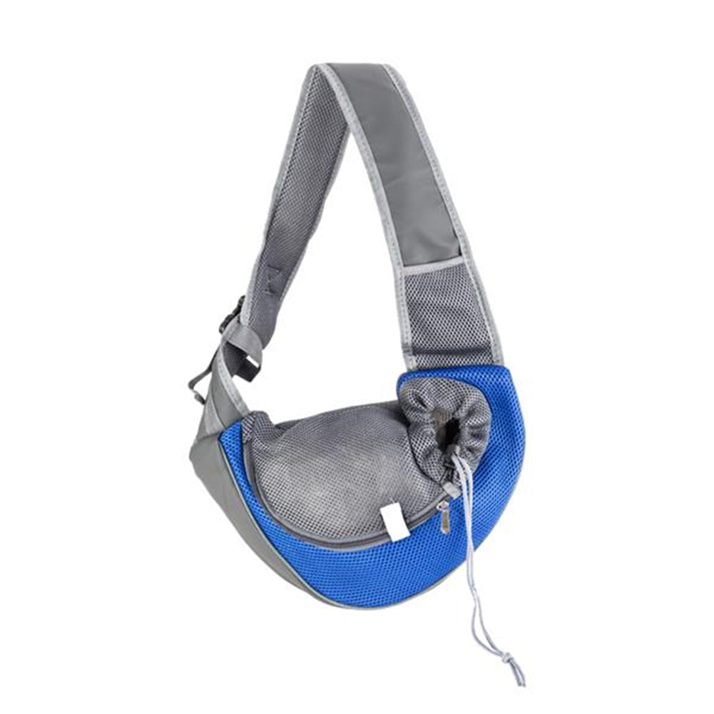 BEESCLOVER Pet Dog Sling Backpack Cat Puppy Comfort Travel Tote Single Shoulder Bag Blue