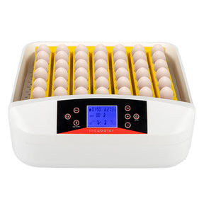DISHYKOOKER Automatic Incubator 56 Eggs Incubator ABS Transparent White