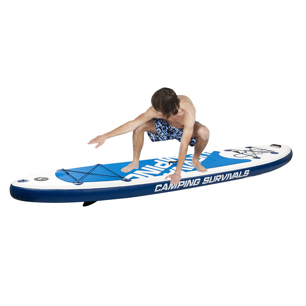 THBOXES 11ft Inflatable Paddle  Board EVA Traction Pad Surfboard Blue