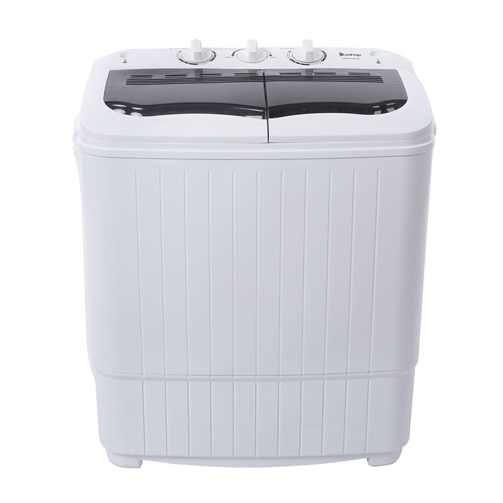 ZOKOP 14.3lb Washing Machine Semi-Automatic Grey
