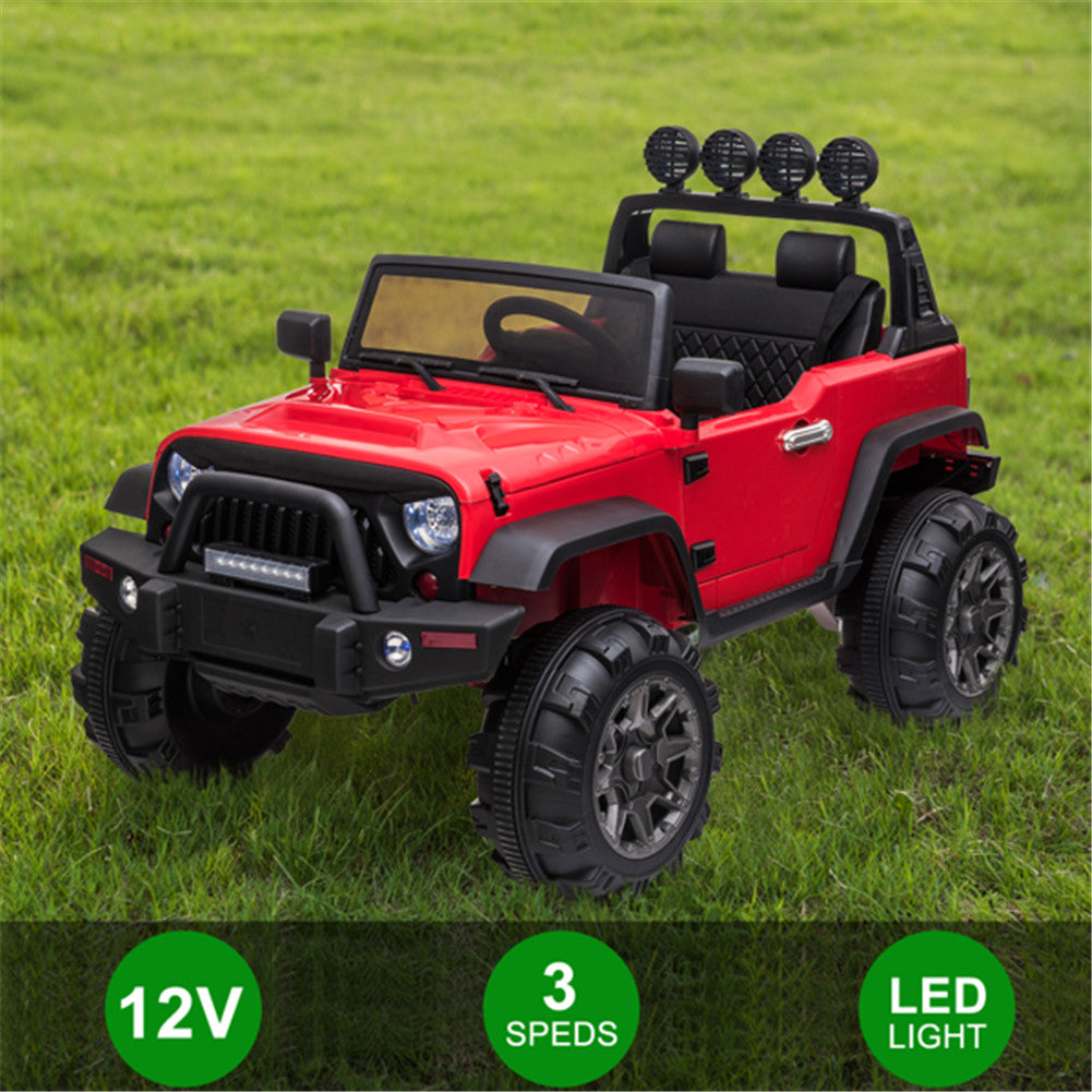 YIWA 12v Kids Ride On Electric Car Remote Control Suv Toy Dual Drive 3 Speeds