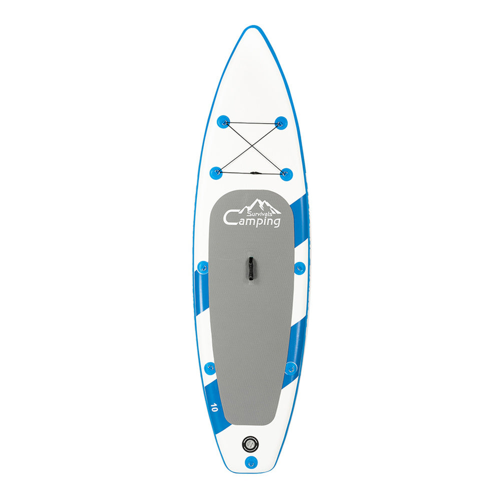 THBOXES Inflatable 11ft Paddle Board with Removable Fin Surfboard Blue
