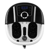 DSSTYLES Foot Bath with Touch Screen Automatic Roller Black