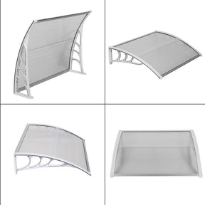 RONSHIN 100x80 Household Door Window Rain Cover Eaves Canopy Mini Shelter