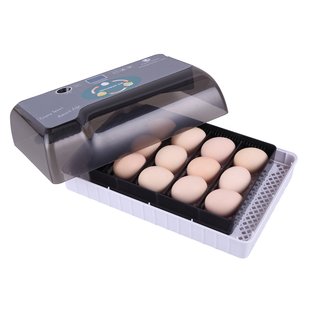 DISHYKOOKER 40W Digital Eggs Incubators for Hatching Chicken Ducks Birds Eggs Grey