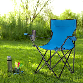 ALICIAN Camping Chair Small Simple Foldable Chair 80x50x50 Blue