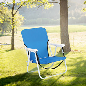 ALICIAN Beach Chair Seat Chair for Outdoor Beach 48.5*44*75cm Blue