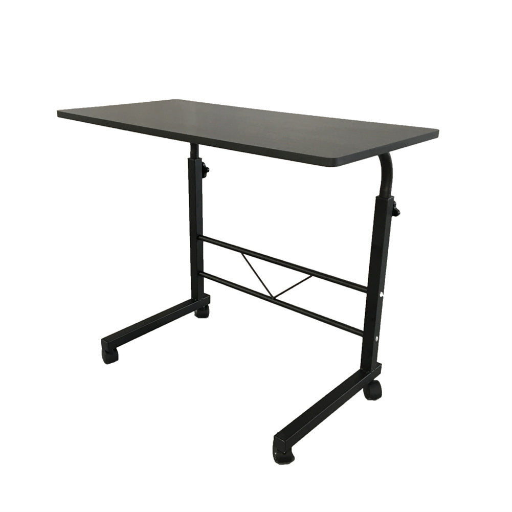AMYOVE Computer Table Desktop Pipe Rack Standing Desk Adjustable Height Movable Black