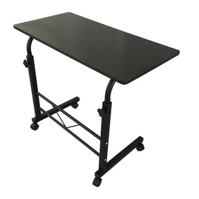 AMYOVE Portable Side Table Multipurpose Removable Adjustable Height Black