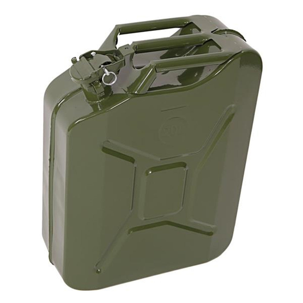 THBOXES 20L Fuel Can Portable Steel Oil Can Petrol Diesel Storage Can