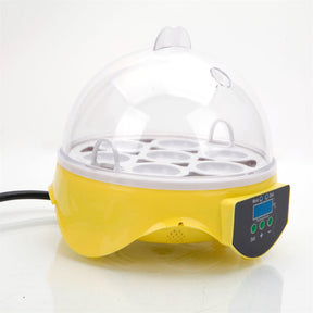 DISHYKOOKER 7-egg Mini Electric Incubator for Chicken Duck Goose Yellow