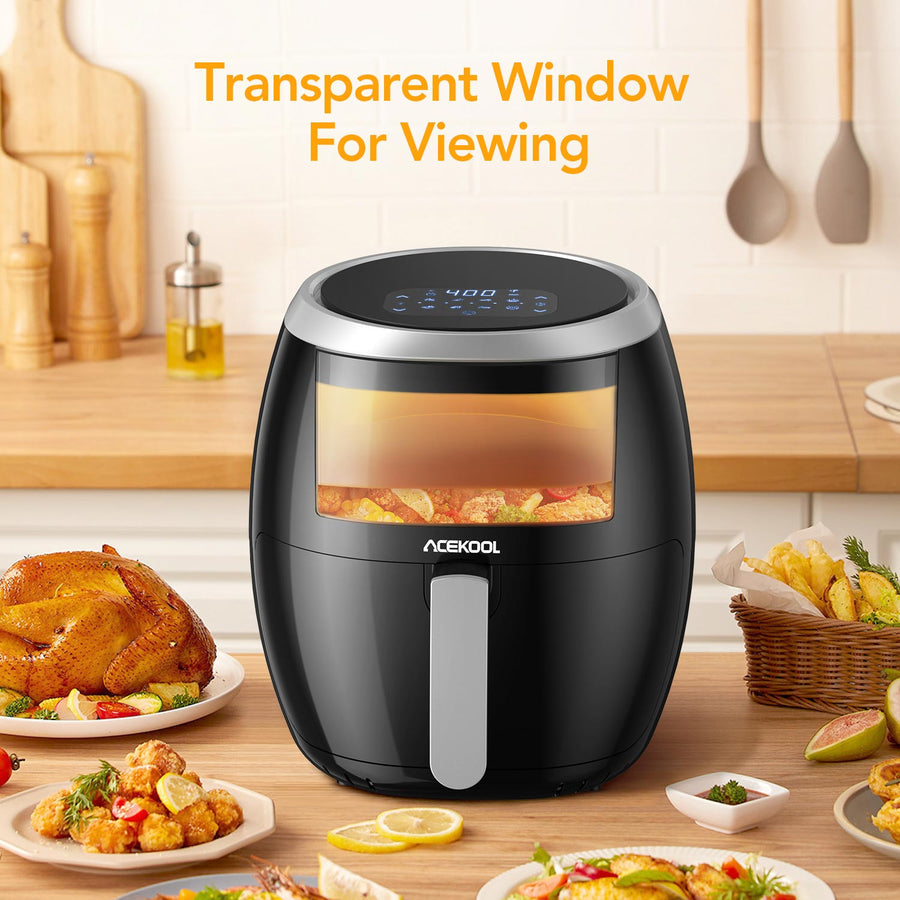 ACEKOOL 8.5 QT Air Fryer FT2 Touch Screen with Visible Window