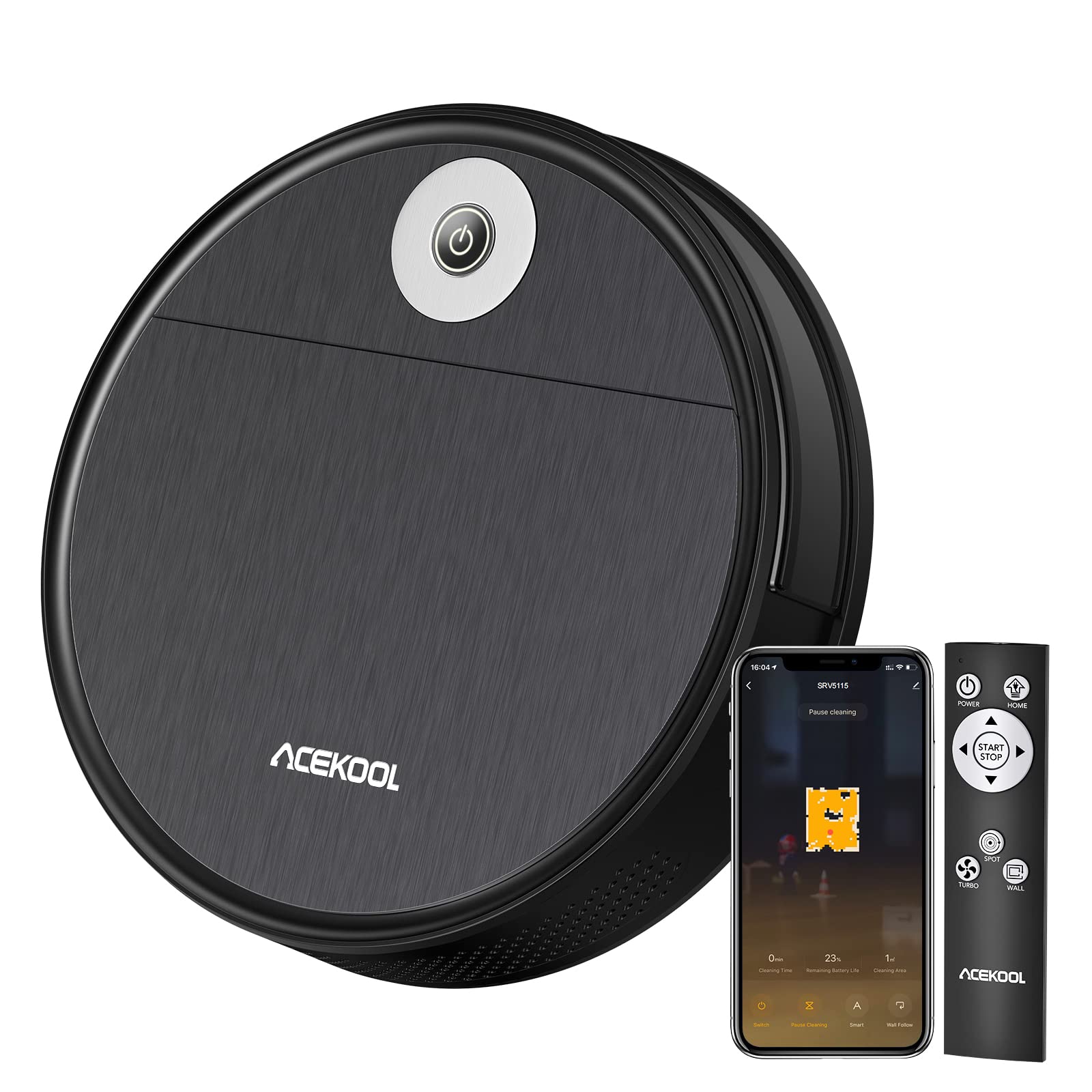 ACEKOOL Automatic Robot Vacuum Smart Strong Suction Cleaner