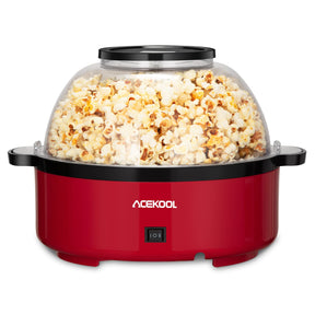ACEKOOL Multifunctional Popcorn Popper Maker Machine - Red