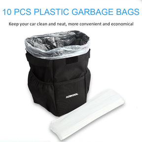ACEKOOL Car Trash Garbage Bag Can with Lid Outdoor Portable 100% Leak Proof