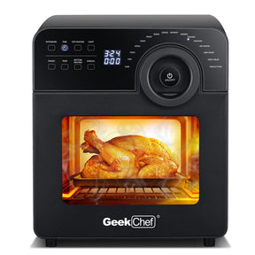 GEEK CHEF 14.7QT Air Fryer Oven Toaster 4 Slice Toaster Countertop Oven Fry Oil-Free
