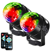 LITAKE 2Pcs Party Disco Ball Lights Sound Activated Strobe Lights
