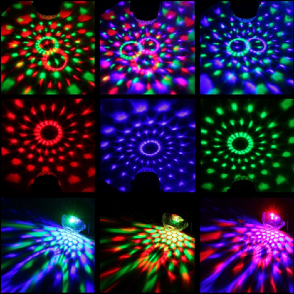 LITAKE 2Pcs Party Disco Ball Lights Sound Activated Strobe Light