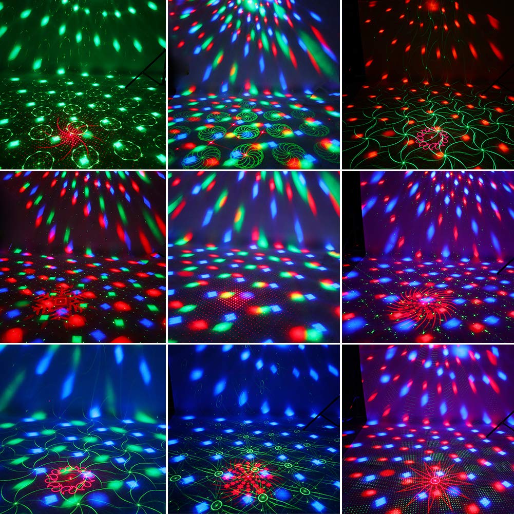 LITAKE Party Lights 2 in 1 Strobe Lights Disco Ball Lights