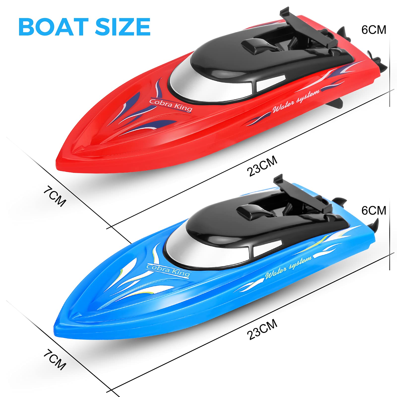 THINKMAX 3PACK 2.4G High Speed Remote Control Boats