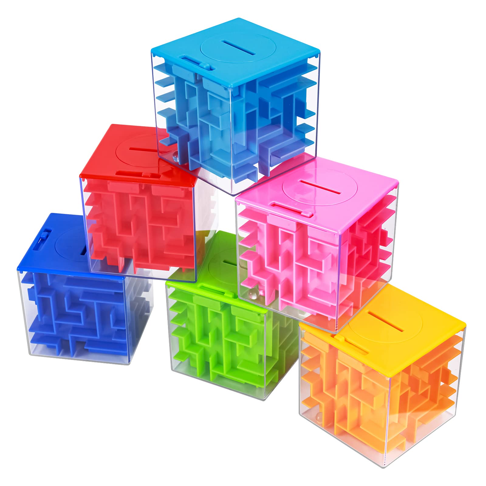 THINKMAX 6Pcs Money Maze Puzzle Box