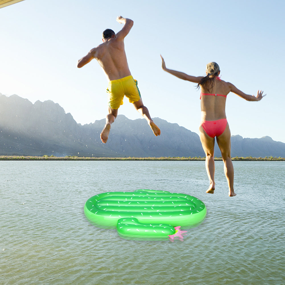 THINKMAX Inflatable Cactus Pool Float Large Swimming Float for sports