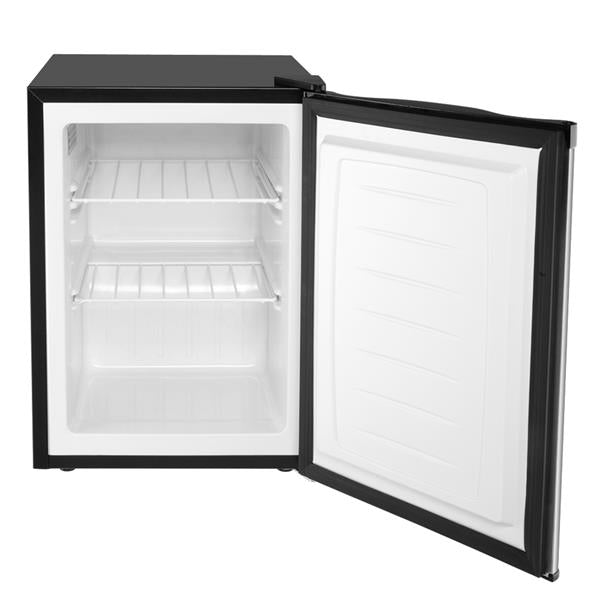 ZOKOP BD-60 60L Single Door Vertical Freezer AC115V 60Hz Freezing Refrigerator Black