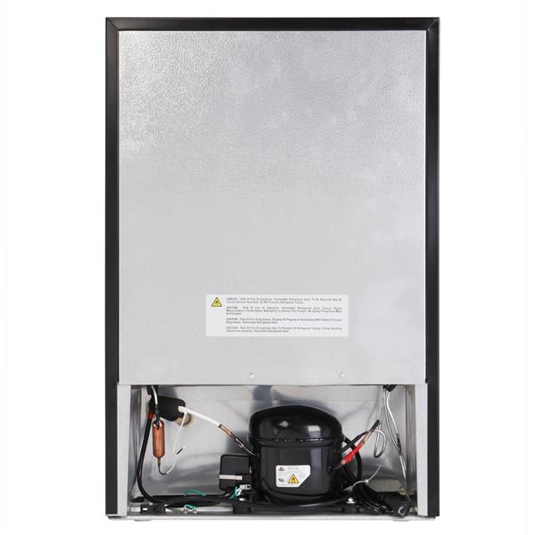 ZOKOP BD-88-E 88L Upright Freezer AC115V 60Hz Freezing Refrigerator Black